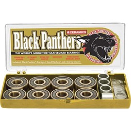 Shortys Black Panthers Ceramic Bearings Single Set