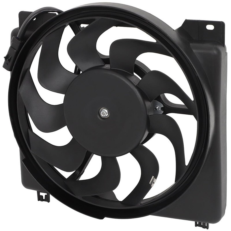 FINDAUTO Cooling Fan+Radiator Replacement Fits 1997-2001 for Jeep Cherokee