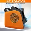 Puligoth Portable Blower Fan for Home: High Velocity Floor Fans