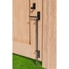 18" Heavy Duty Cane Bolt Gate Drop Rod Extra Thick