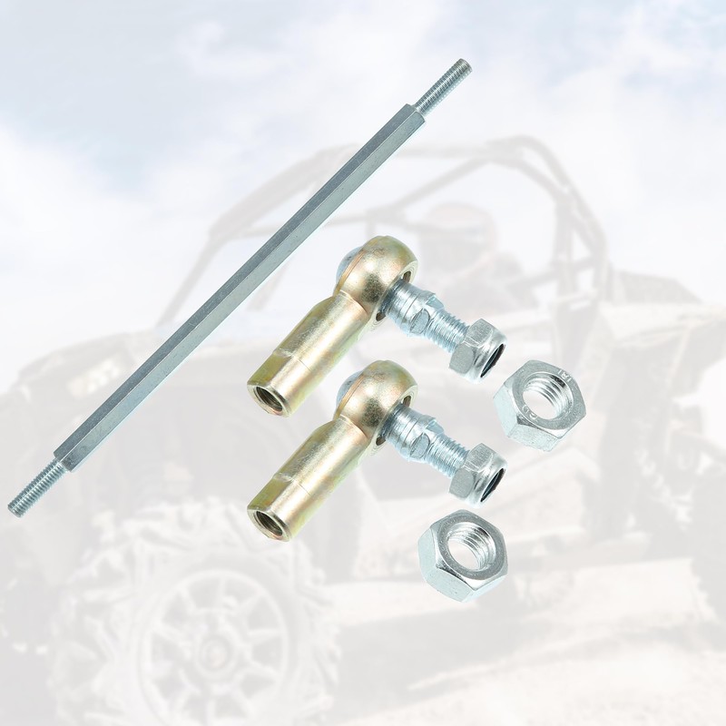 X AUTOHAUX 2pcs M8 270mm Steering Tie Rod for 50cc