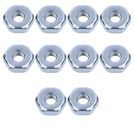 Mtanlo 10X GUIDE BAR NUT For Stihl CHAINSAW MS361 MS440 MS441 MS460 MS461 MS660 MS650, 10 x M8 Hexagon Nuts