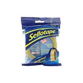 2x Sellotape 1629135 24mm x 50m Original Golden Tape