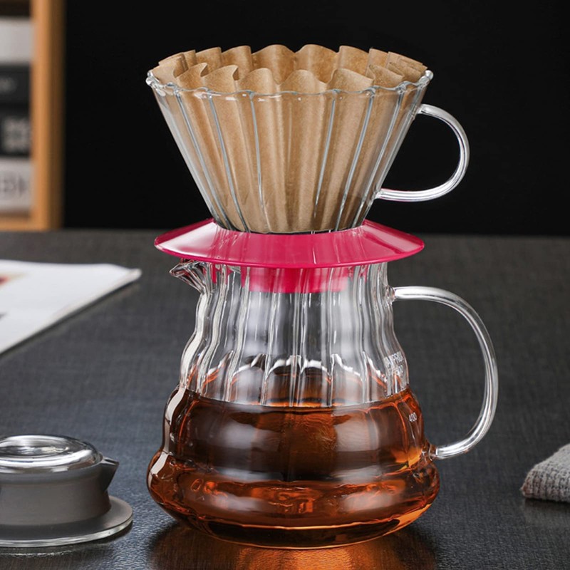 MUCXNIIY 2-5 Cup Coffee Filters, Pack of 100 Unbleached Coffee