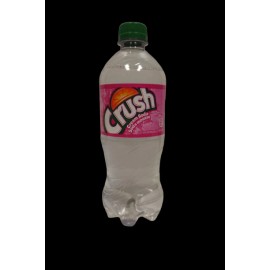 Crush Canadian Crush CLEAR Cream Soda Pop 591mL Bottle Soft Drink - 4 Bottles