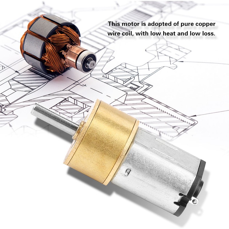 DC6V 14MM N20 Micro Metal Gear Box Dustproof Motor For