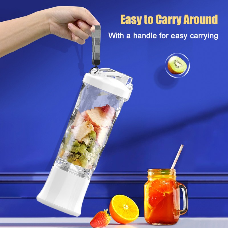 Portable Personal Blender for Shakes and Smoothies 600ml Fruit Juicer