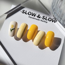 Flower Touch NailColor selectable - Coffin / 플라워터치 네일  색상선택가능 - 코핀