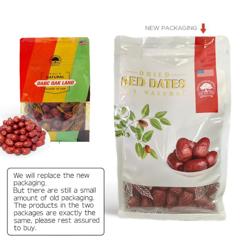 DABC OAK LAND Dried Dates, High Nutrition, High Vitamins, Red