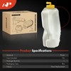 A-Premium Engine Coolant Overflow Recovery Reservoir Tank [with Cap] Compatible