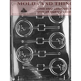 I'M 1 LOLLY numbers and letters Chocolate candy mold With Copywrited molding Instructions