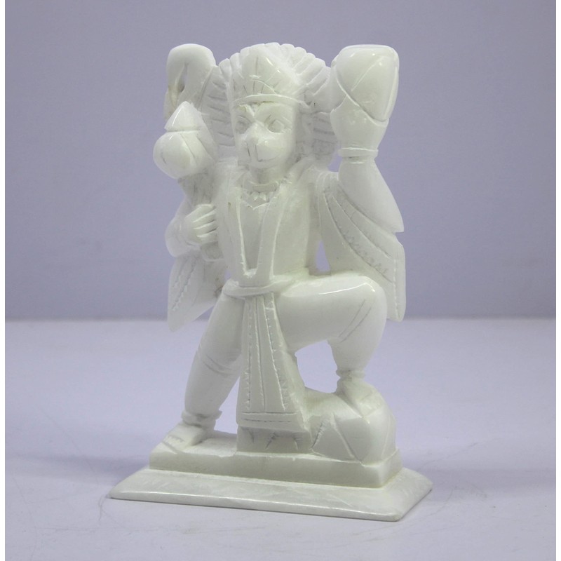 ESPLANADE Marble Hanuman Anjaneya Pavan Putra Idol Murti Moorti Statue