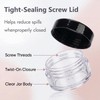 5 Gram Sample Containers 50 Count Small Travel Containers with