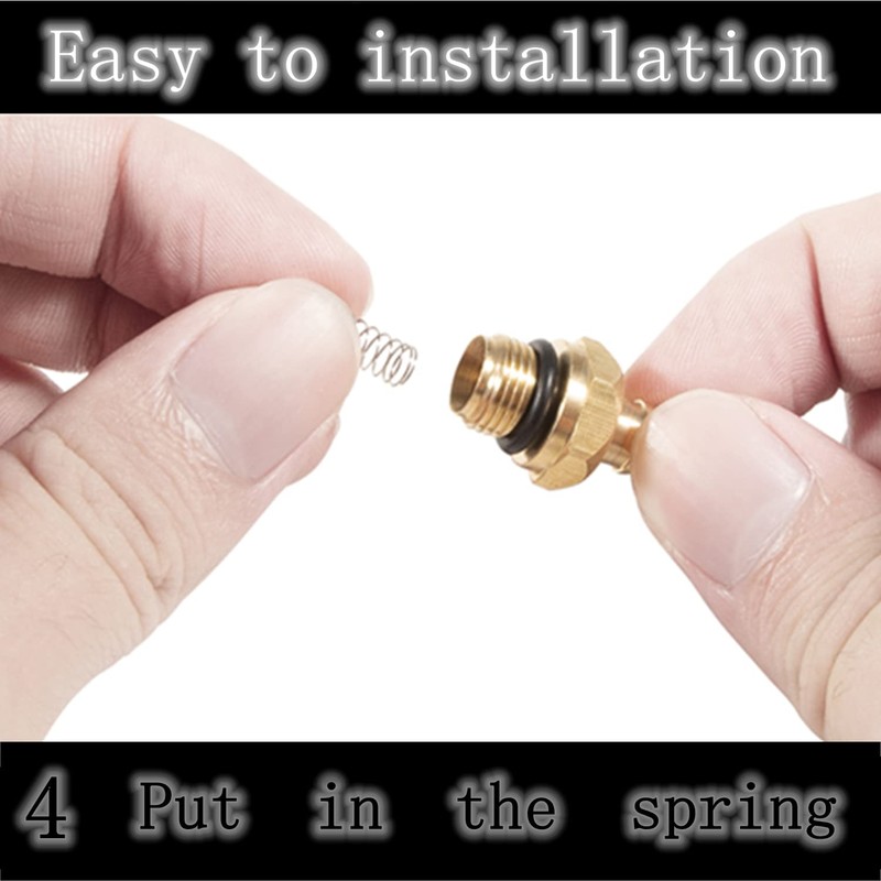 Yoursme 2Pcs Compatible Chemical Injector Set for Pressure Washer Replacement