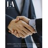 LOLIAS Cuff Links Mens Accessories Jewelry Classic Initial Cufflinks with