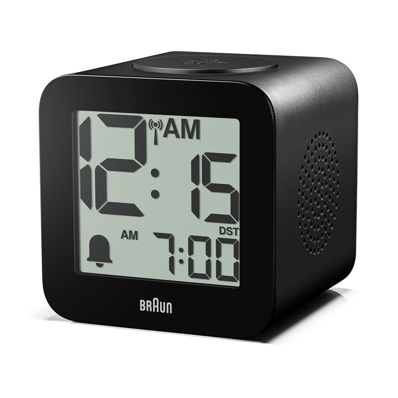Braun BC25BP-DCF Digital Radio Controlled Alarm Clock for Central European
