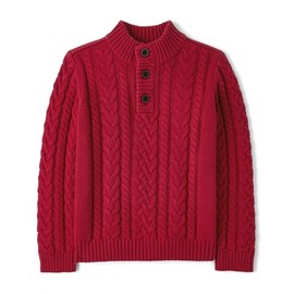 Gymboree,and Toddler Long Sleeve Cable Knit Sweaters,Salsa Red,3T