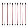 DYWISHKEY 30cm Servo Cables, Male to Female (10 Pack)