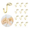 KOOBAY Clothes Hanger 72Pcs Connector Hooks Gold Metal Outfit Hangers