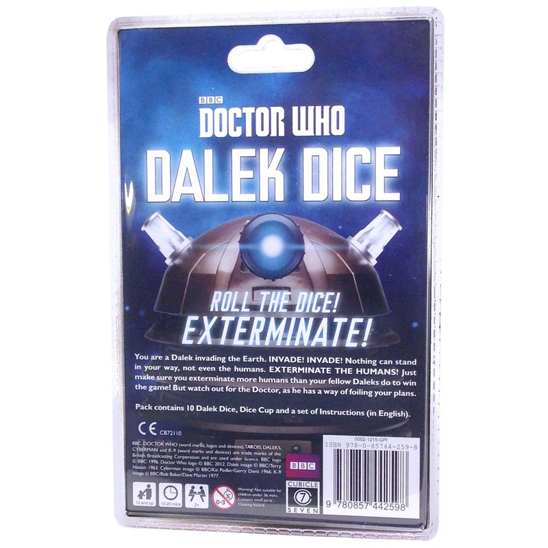 Cubicle 7 Dalek Dice Game