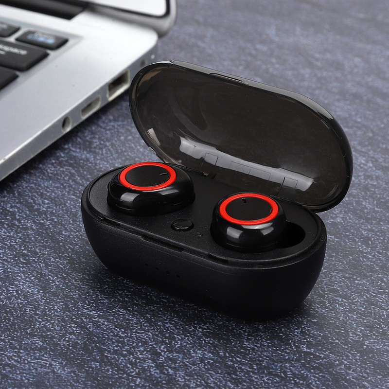 TWS Mini Bluetooth Wireless Headphone Magnetic Charging Binaural Call Sports