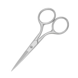 Motanar Professional Grooming Scissors for Personal Care Facial Hair Removal and Ear Nose Eyebrow Trimming Stainless Steel Fine Straight Tip Scissors 3.9 Inch