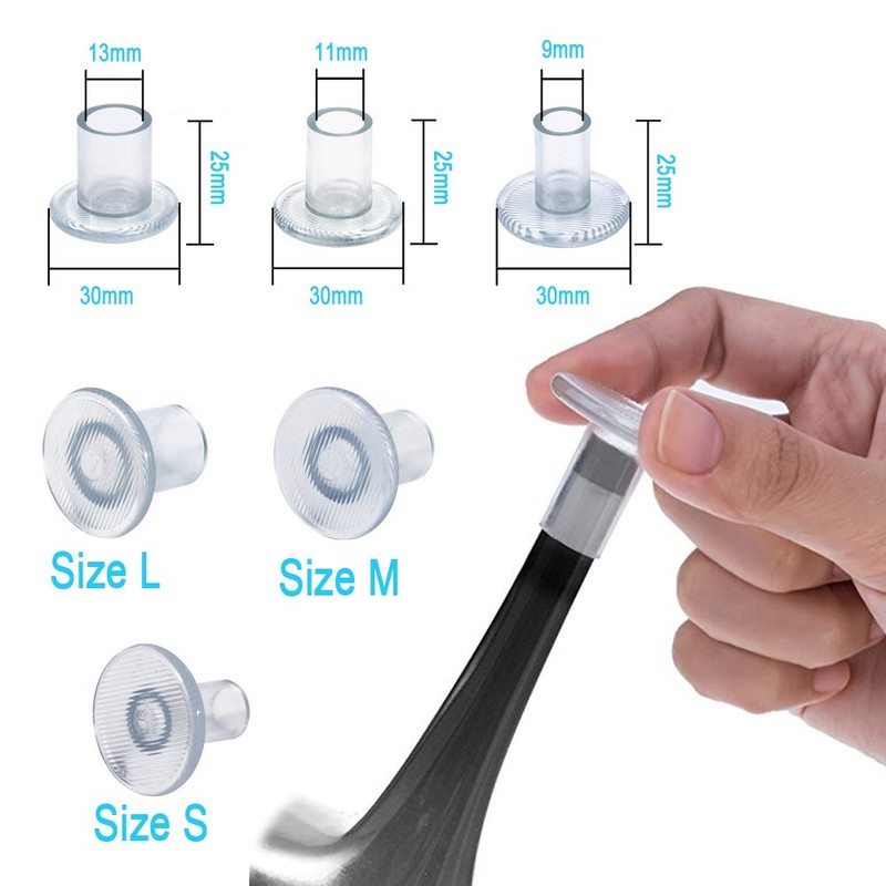 High Heel Protectors for Shoes On Grass, 30 Pairs Clear