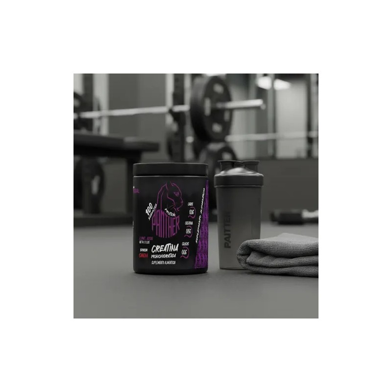 Creatina Monohidratada 500g En Polvo Panther Protein Sabores