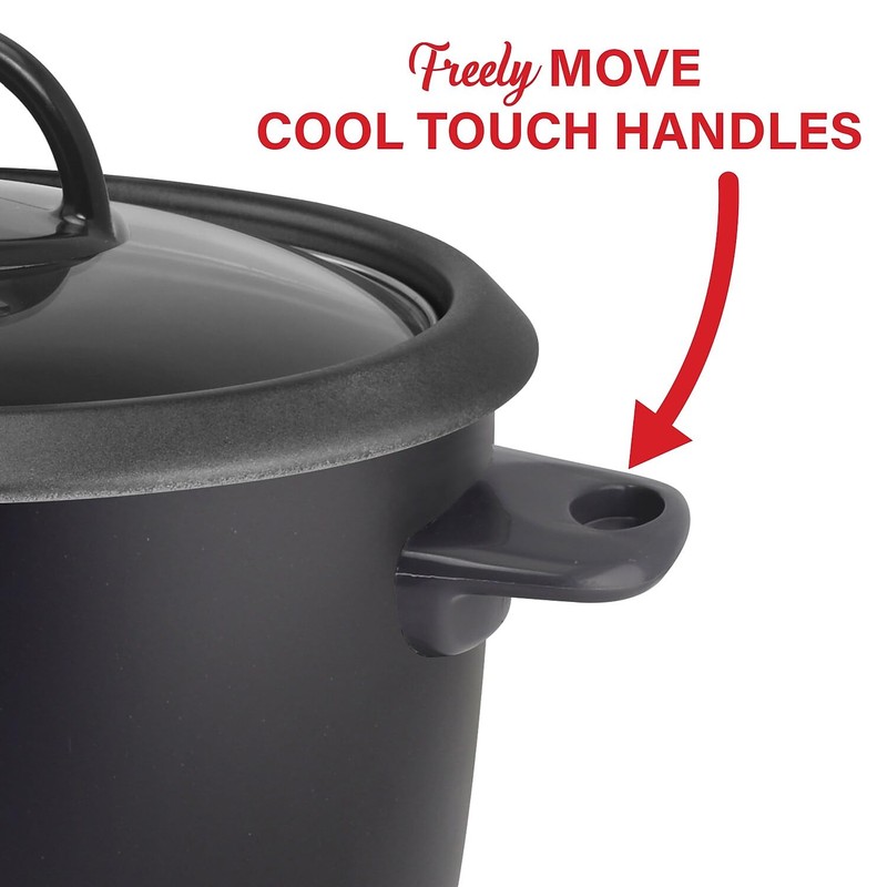 Brentwood TS-506BK Electric Rice Cooker, standard, Black