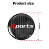 TSUGAMI Car Cup Holder Coaster, 2 PCS Carbon Fiber Non-Slip
