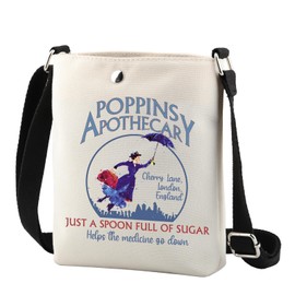 TSOTMO Musical Merchandise Gift Movie Inspired Gift Musical Film Messenger Bag Women Theatre Crossbody Bag (APOTHECARY XK CA)