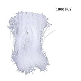 1000Pcs Plastic Fastener Hang Tag Snap Lock, Security Loop Plastic Tag Fastener for Hang Tags, Price Tags or Clothing Tags Accessory, 12.5cm