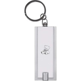 Azeeda 'Cute Teddy Bear Sitting' Keyring LED Torch (KT00042739)