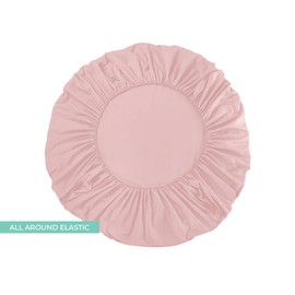 LivinEase Brushed Microfiber Pink King Size Fitted Sheets - Premium Quality 100 GSM Soft, Comfortable, and Durable - Deep 30 cm Pockets - Easy Care & Hypoallergenic (150 x 200 + 30 cm)