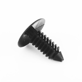 CHICIRIS Portes de Puerta para Automóvil de 100 Piezas de 7.5 Mm Holte de Plástico Negro Presentación de Plástico, Sujetadores Universales de Nylon, Clips de Parachoques Laterales del