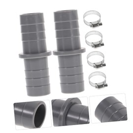 Operitacx Dishwasher Waste Connector 2 Sets Water Reducer Sealing Washers Washer Water Hose Dishwasher Hose Washer Drain Hose Connector Drain Hose Extension Water Appendix