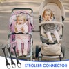 Pack of 3 Twin Pushchair Connectors, Double Pram Connectors Made