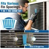 8 PCS Air Conditioner Fin Cleaner Kit, 2-in-1 AC Fin