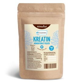 Creavitalis® Kreatin Monohydrat Pulver 250g | reinstes Kreatin ohne Zusätze made in Germany | aus den Aminosäuren Arginin, Glycin und Methionin | Achterhof