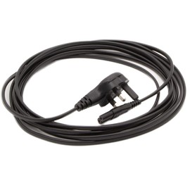 HDIUK 3 metre Figure 8 C7 mains power cable 2 pin IEC fitted with UK plug. Made in the UK