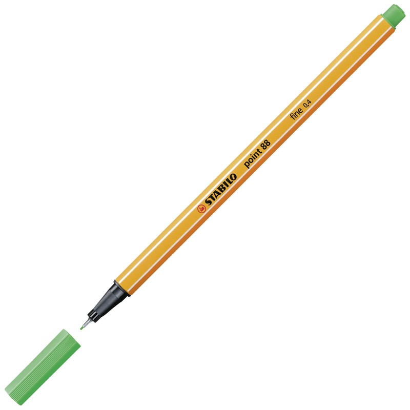 Fineliner STABILO Point 88 Single Pen Light Emerald Green