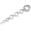 720Pcs Flat Washer Kit 304 Stainless Steel Silver Spring Gasket