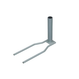 Vispronet 20ft. Aluminum Sectional Tailgating Flag Pole Kit - Includes 5 Aluminum Pole Segments, Finial, Pole Cap, Cleat, Rope, Snap Hooks, Screw, 4lb Car Base and PVC Pipe