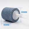 Ortonia Cylindrical Carborundum Air Stone, 5 Pcs 34x45mm Aquarium Aerator