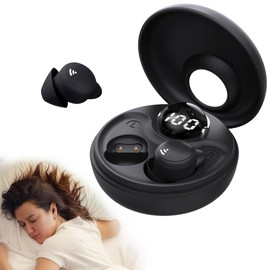 sunvito Sleep Earbuds for Side Sleepers, Mini Invisible Wireless Bluetooth 5.3 Micro Sleep Noise Cancelling Headphones, Hidden Earbuds for Small Ears Sleeping, Exercise, Hiking, Working (Black)