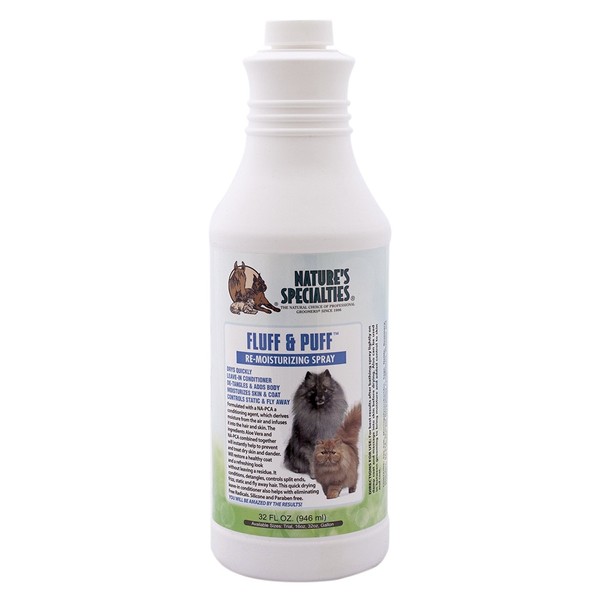 Nature's Specialties Fluff & Puff Re-moisturizing Spray Conditioner for Dogs