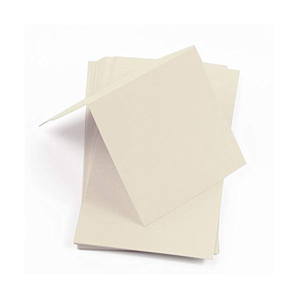 Chardonnay Beige Square Place Card - Gmund Colors Matt 111C,