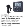 Calibrated Digital Fridge Freezer Thermometer With 2 Point Traceable Calibration
