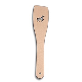 Hofmeister® Wooden Cooking Utensils Spoon or Spatula with Motif (Spatula / Horse)