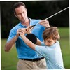 Mikinona Golfing Training Aid Inflatable Posture for Beginners Neck Rope